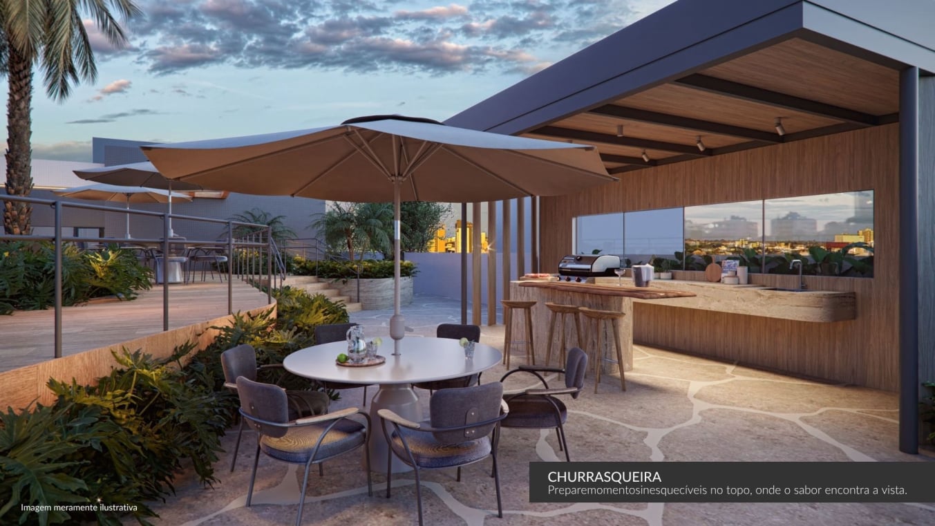 Gazebo no Rooftop do Pace Belém